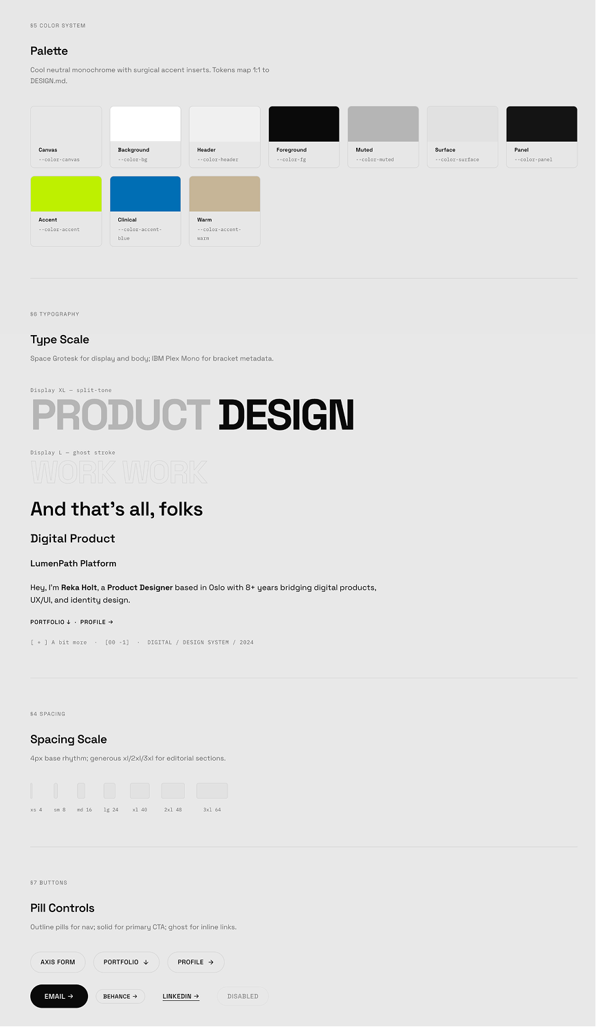 Simple Booking placeholder design system preview